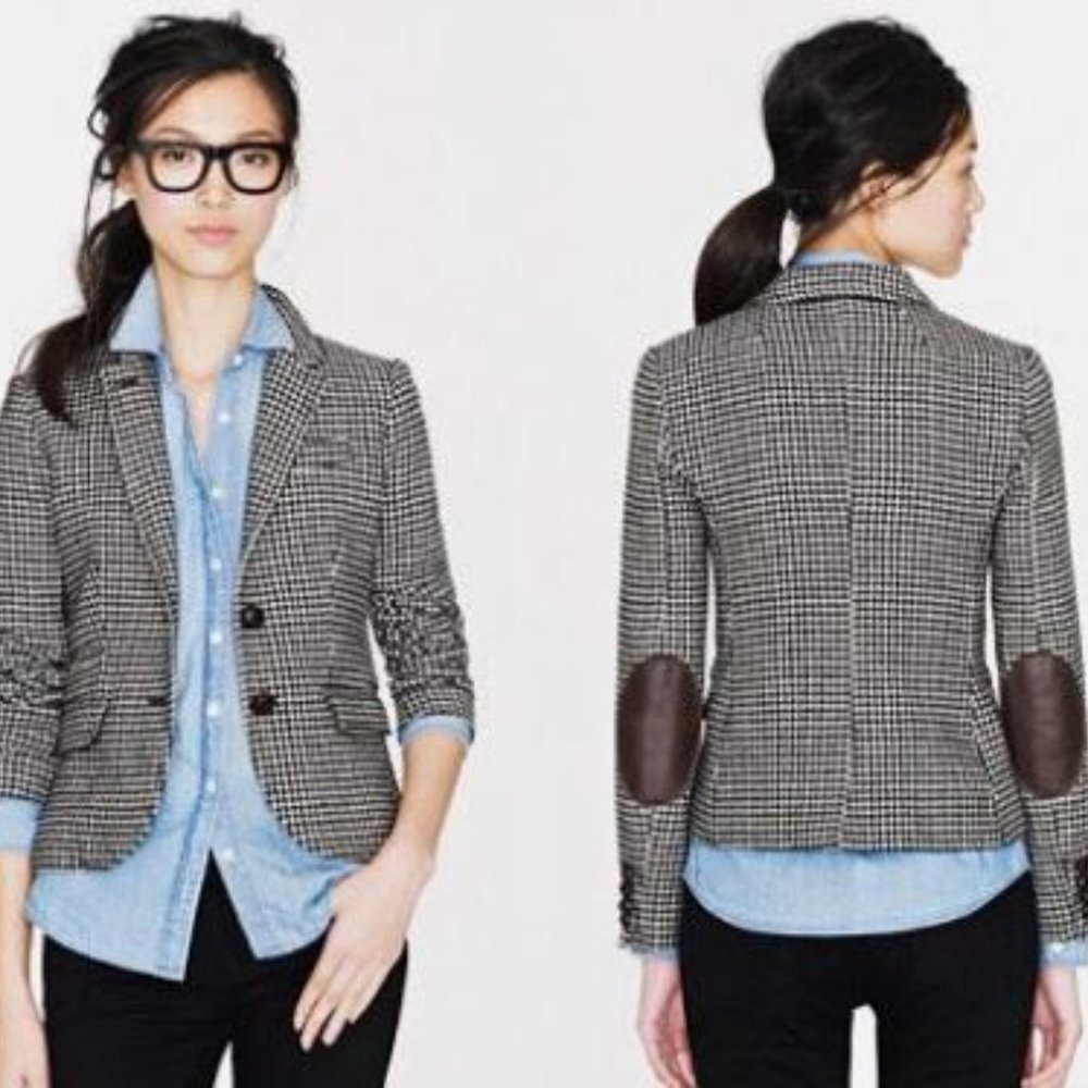 J.Crew Schoolboy Tweed Blazer Size 4